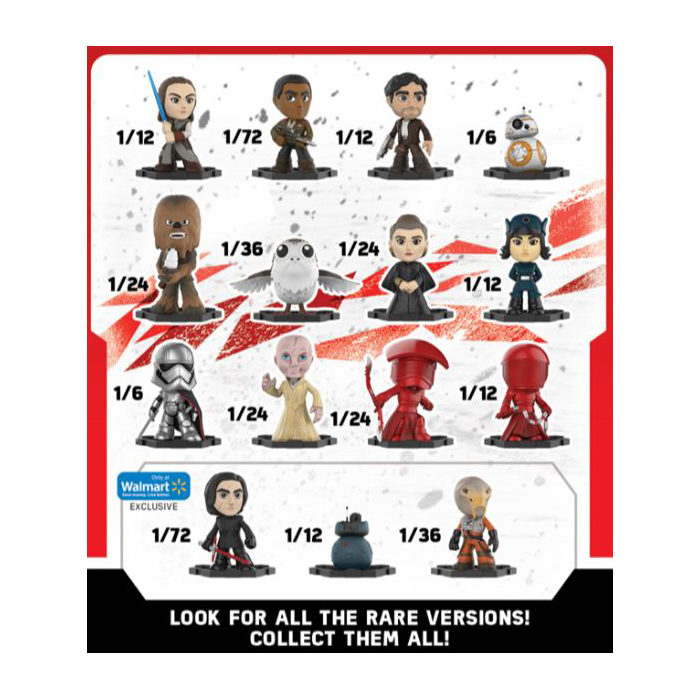 Walgreens Exclusive 22075 The Last Jedi Mystery Minis Funko Star Wars
